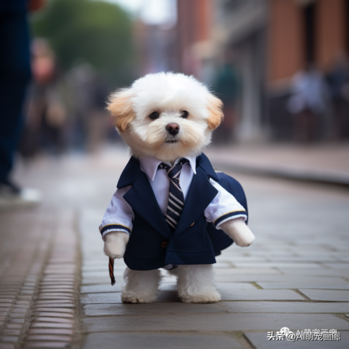 走，去上学！10只狗狗在街头演绎学霸日常插图8